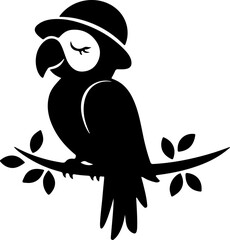 a cute bird item vector illustration