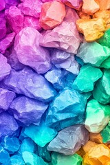 Obraz premium Vibrant Abstract Rock Textures in Colors of Nature