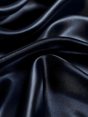 Obraz premium Photo of Black Silk Fabric