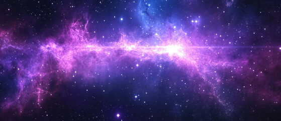 Fototapeta premium Exploring the vibrant interstellar cloud of gas and dust in the cosmos