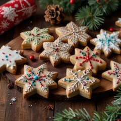 Festive Snowflake Sugar Cookies: A Holiday Baking Delight