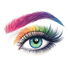 eye of the girl