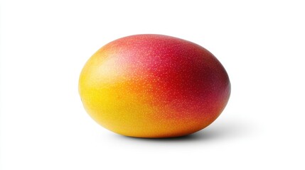 A ripe mango with a red and yellow skin. Perfect for juices, smoothies, or enjoying fresh. Add a tropical touch to your designs.