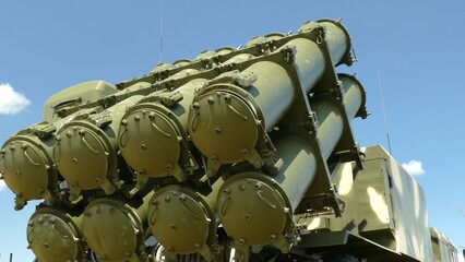 missile launcher in combat position