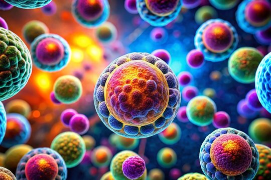 Microscopic View of Translocation Chromosomal Mutation: Candid Cell Imagery