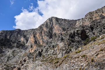 Asomatos, The Kourtaliotiko Gorge, also known as the Asomatos Gorge  on the southern side of the western part of the island of Crete