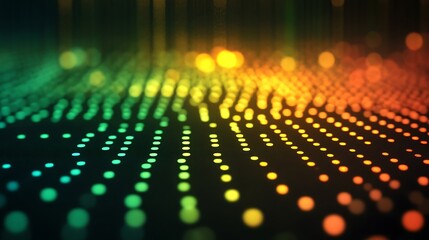 Fototapeta premium Abstract Colorful Lights Pattern Displaying Gradient