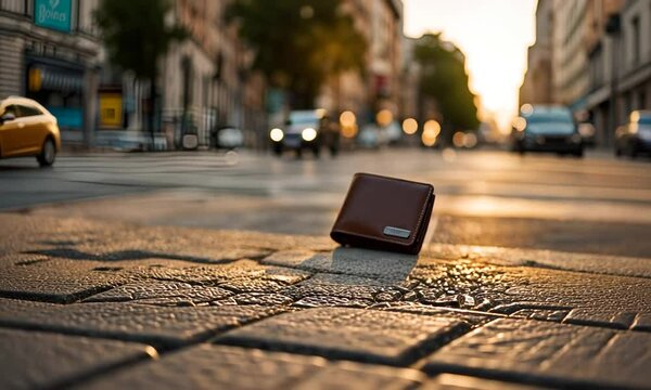 Wallet on the floor.