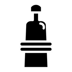 Bottle Food Water Glyph Icon