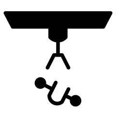 Electronic Equipmen Plastic Glyph Icon