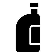 Plastic Bottle Cleaner Glyph Icon