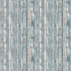 Obraz premium Seamless textured background with vertical weathered planks in soft blue and gray tones.