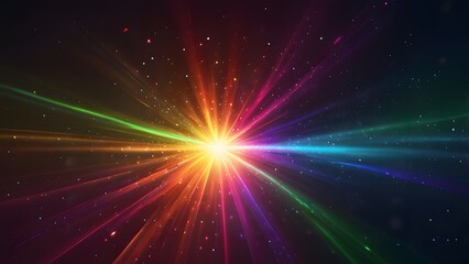 Colorful Lighting  lens flare background 