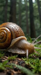 snail on a tree