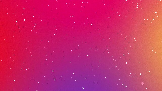 abstract gradient background, white particle light streaks and scattered sparkles, colorful orange, purple, yellow, liquid gradient pattern, 4K seamless loop animation 