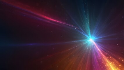 Colorful Lighting  lens flare background 