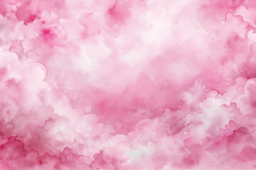 Fototapeta premium Soft pink watercolor background, dreamy cloud texture, abstract design, perfect for invitations, wallpapers, and prints.