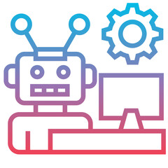 Fototapeta premium Smart Assistant Icon