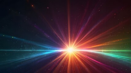 Colorful Lighting  lens flare background 