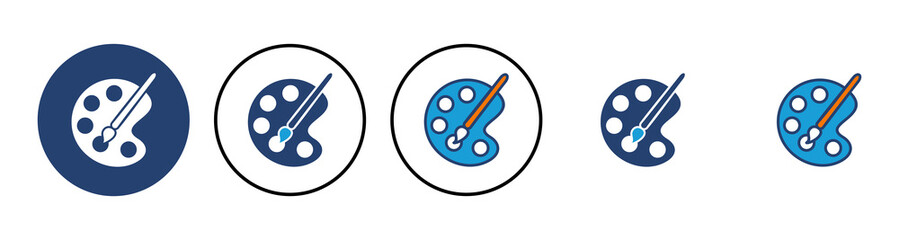 Paint icon vector. paint brush icon vector. paint roller icon vector