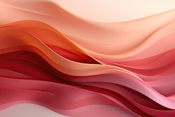 Smooth, vibrant waves of color flow and intersect, creating a dynamic and visually appealing abstract composition. The interplay of light and shadow adds depth to the image.