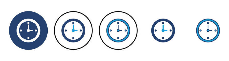 Clock icon vector. Time icon vector. watch icon symbol