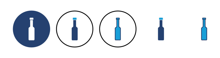 Bottle icon vector. bottle vector icon