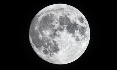 Obraz premium Full moon landscape background