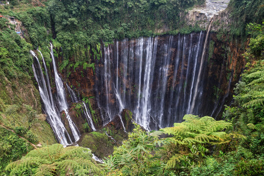Tumpak Sewu waterfall, Malang regency, East Java, Indonesia