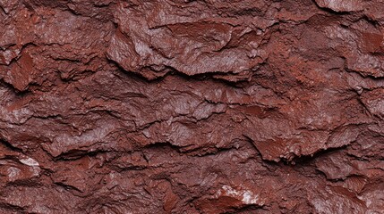 Fototapeta premium Rustic Red Textured Rock Surface with Layers and Depth