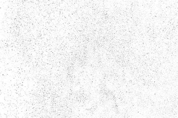 Distressed black texture. Dark grainy texture on white background. Dust overlay textured. Grain noise particles. Grunge design elements. Vector illustration, EPS 10.