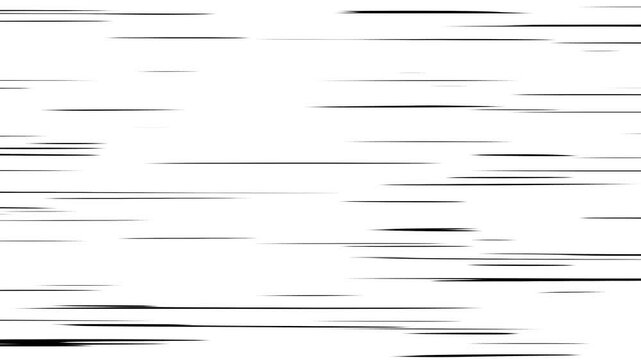 Radial Comic Light Speed Lines Moving. anime speed line background animation on white. powerful speed lines.