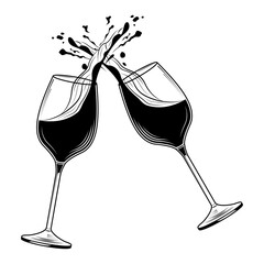 Abstract Doodle Elements Hand Drawn Drink Liquid Beverage Cocktail Alcohol Sketch Vector Design Style Background Illustration For Restaurant Cafe Illustration Icons