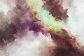 Abstract watercolor background, vibrant color swirls, artistic texture, soft blending, creative design, modern art.