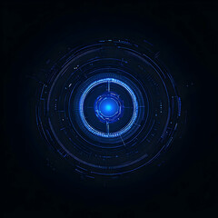 Abstract Blue Tech Background