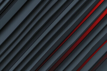 Obraz premium Abstract 3D Background Grey Red Stripes