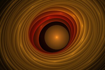 Computer generated fractal pattern and shape