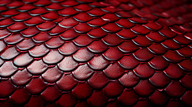 closeup photo of red snake skin pattern background