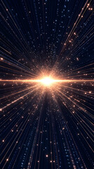 Obraz premium Abstract Background Golden Light Rays