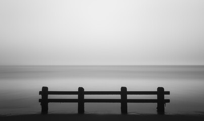 Naklejka premium Ocean landscape background