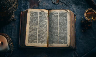 Obraz premium Open book for knowledge concept