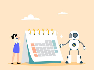 AI helps schedule work, making it more systematic and efficient