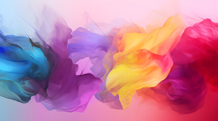 Digital colorful vibrant curves abstract poster web background