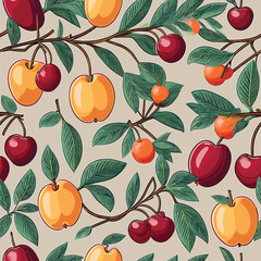 Handcrafted exotic floral designs in seamless repeats, perfect for multi color textiles, wallpapers, and creative packaging.