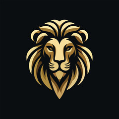 Obraz premium Shumba Lion Face Logo Vector