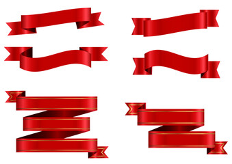 Red ribbons collection