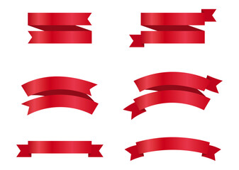 Red ribbons collection