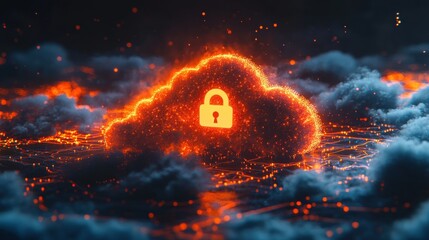 Secure Cloud Data, Cyber Security Concept