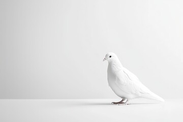 Fototapeta premium Simple Minimalist White Background for Creative Presentations