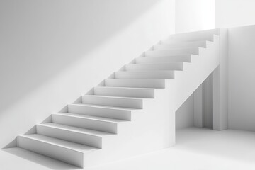 Clutter-Free White Background for Business Presentations